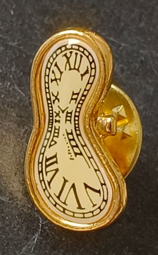 Broche Softwatch Reloj Blando Salvador Dalí Dorado