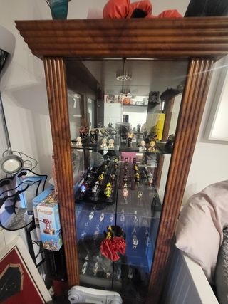 Vitrina expositor con luz