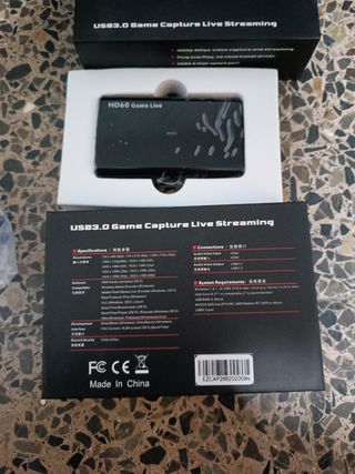 Capturadora  de Video gamer HD60 Game Live