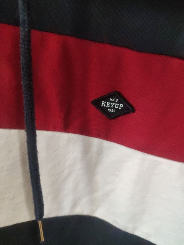 Felpa KEYUP con cappuccio multicolor