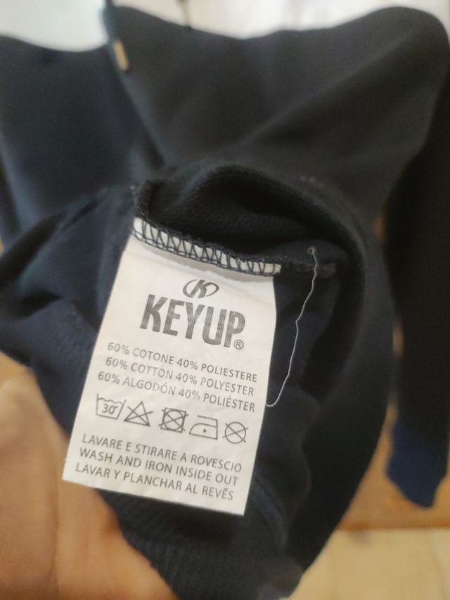 Felpa KEYUP con cappuccio multicolor