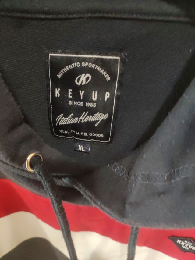 Felpa KEYUP con cappuccio multicolor