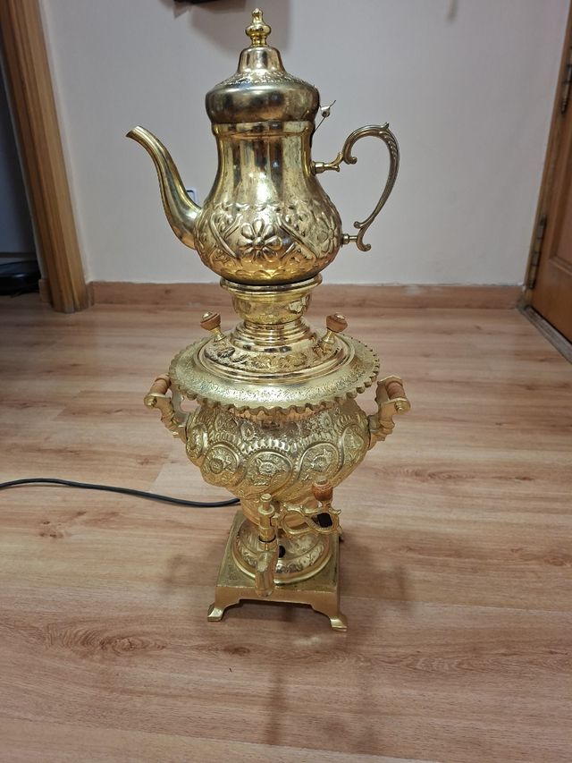 Samovar Marroquí Dorado