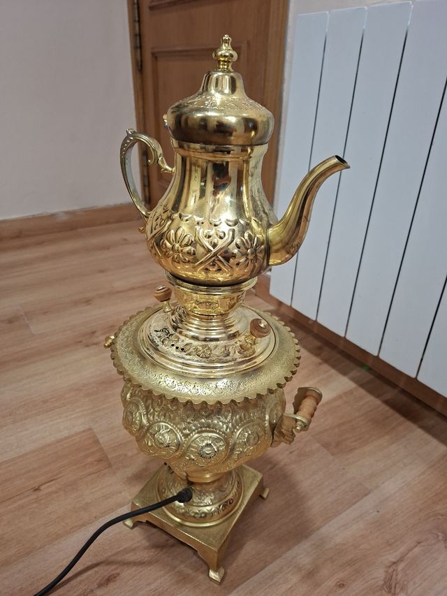 Samovar Marroquí Dorado