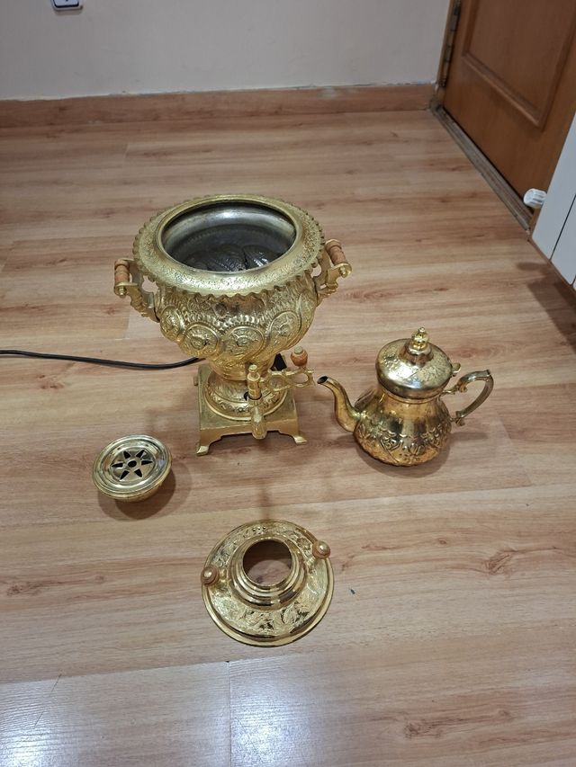 Samovar Marroquí Dorado