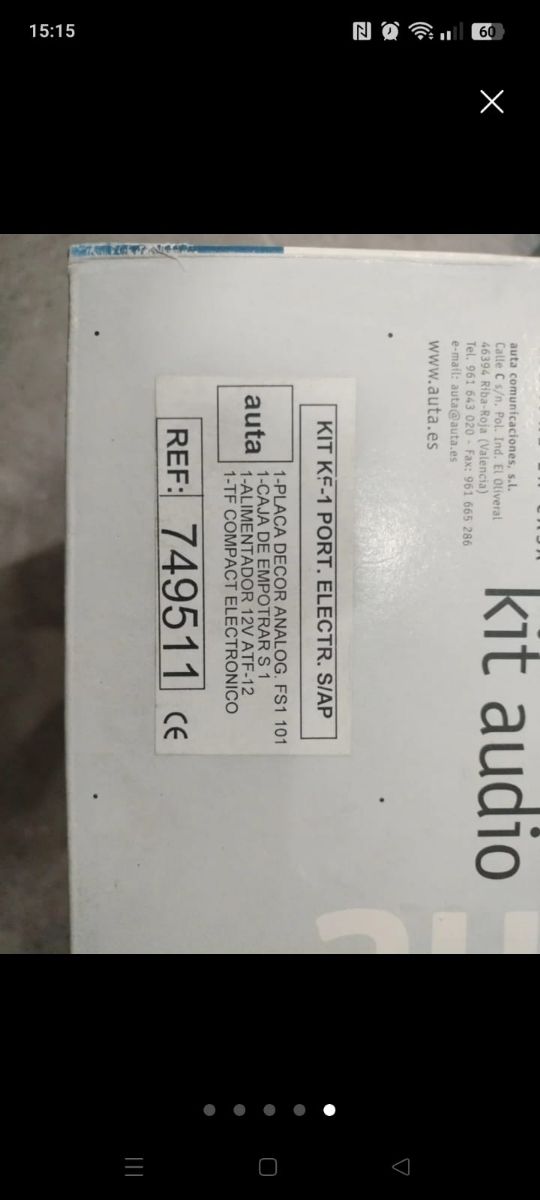 Kit Portero Electrónico Auta