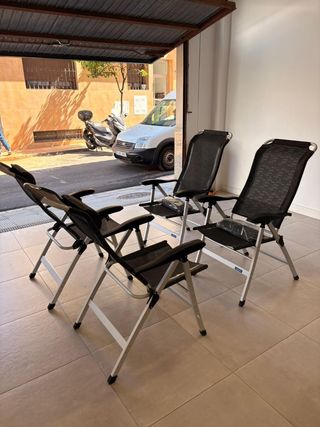 4 Sillas Midland Plegables