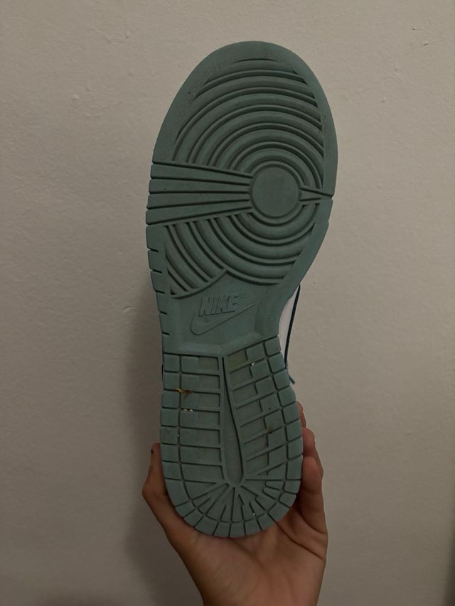 Nike Dunk Teal y Blanco