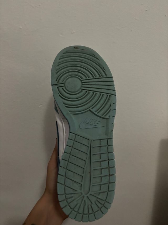 Nike Dunk Teal y Blanco