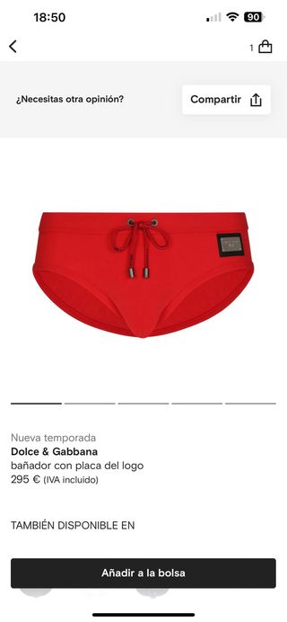 Bañador Dolce & Gabbana Rojo