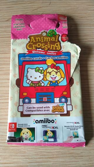 Carte Animal Crossing Sanrio Collaboration