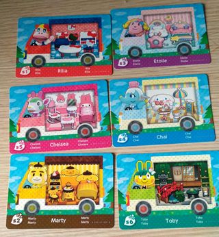 Carte Animal Crossing Sanrio Collaboration