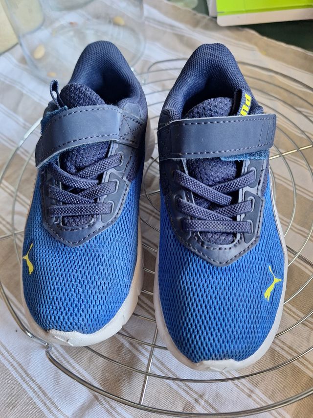 Zapatillas Puma niño azul