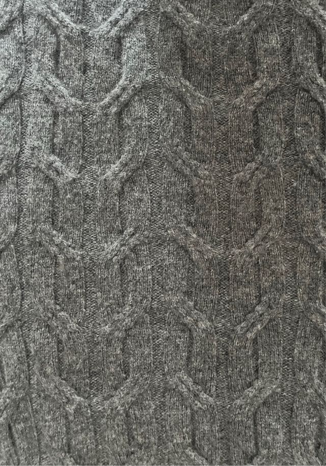 Jersey Lanvin hombre trenzado gris