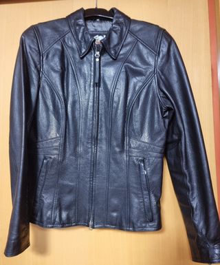 Cazadora Piel Harley Davidson Talla M Mujer