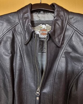 Cazadora Piel Harley Davidson Talla M Mujer