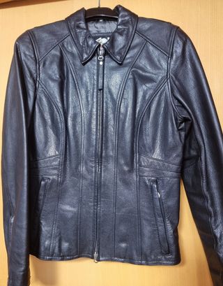 Cazadora Piel Harley Davidson Talla M Mujer