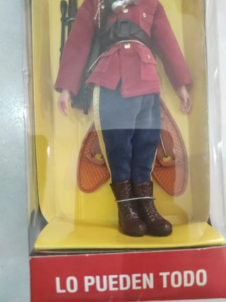 Madelman Soldado con rifle y silla