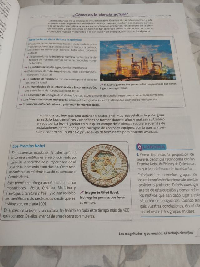 Física y Química 3 ESO 1 volúmene Proyecto 5 e...