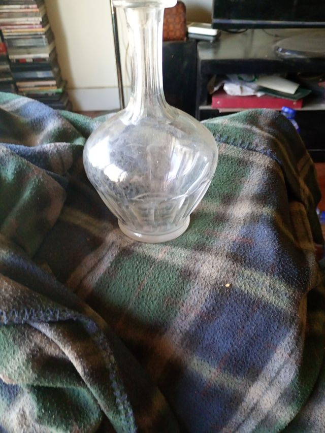 Jarra de cristal soplado