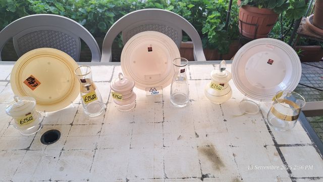 Set Pierre Cardin Vetro e Porcellana