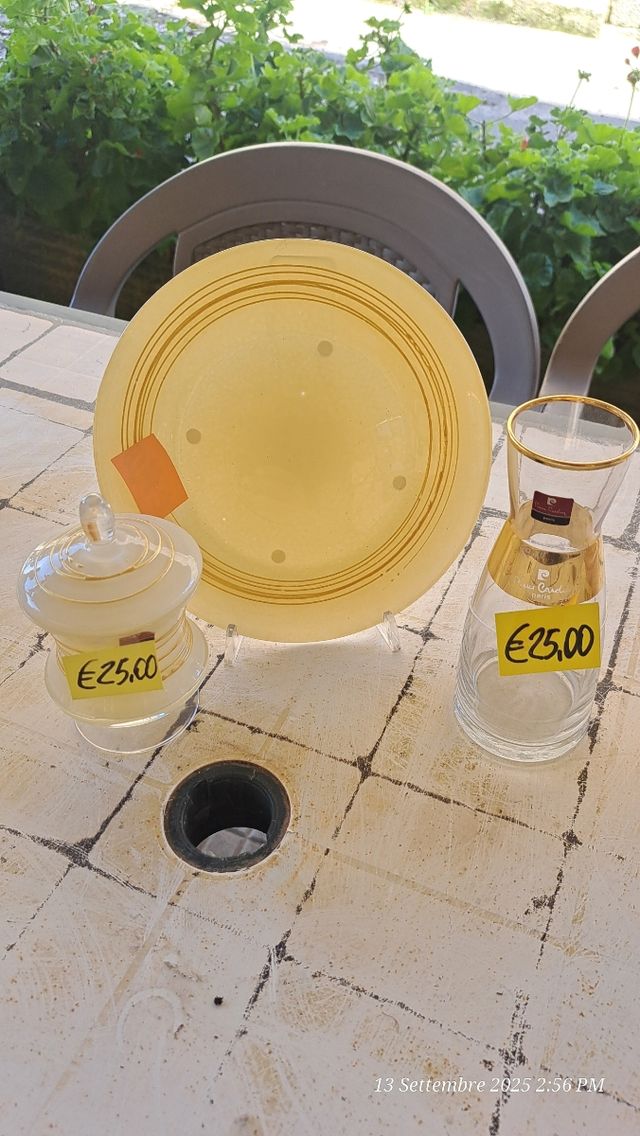 Set Pierre Cardin Vetro e Porcellana