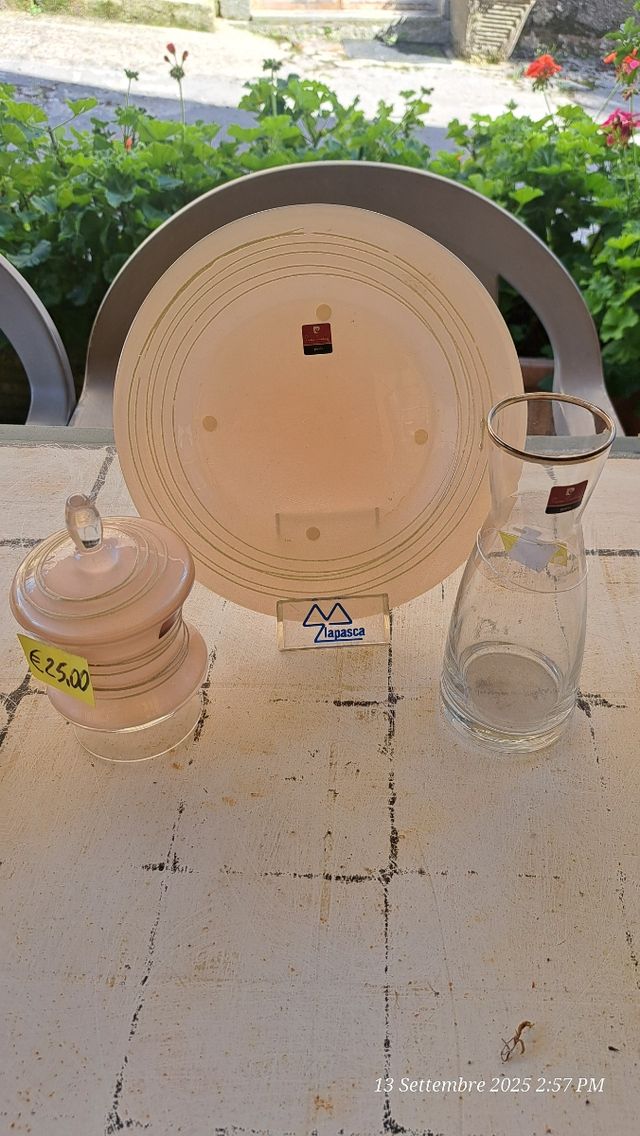 Set Pierre Cardin Vetro e Porcellana