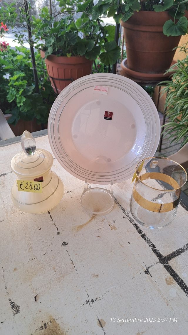 Set Pierre Cardin Vetro e Porcellana