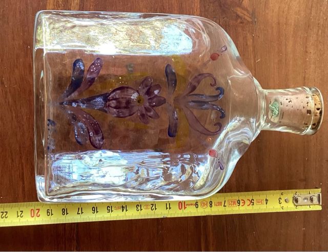 Botella Cristal Pintado a Mano By Sea of Sweden