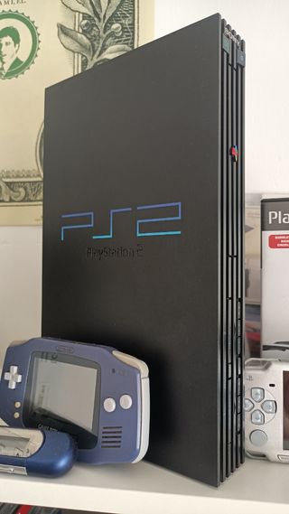 Consola Sony PlayStation 2 Fat Negra