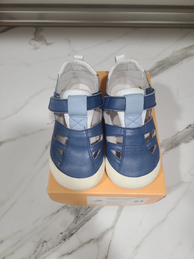 Zapatos Blanditos azul talla 24