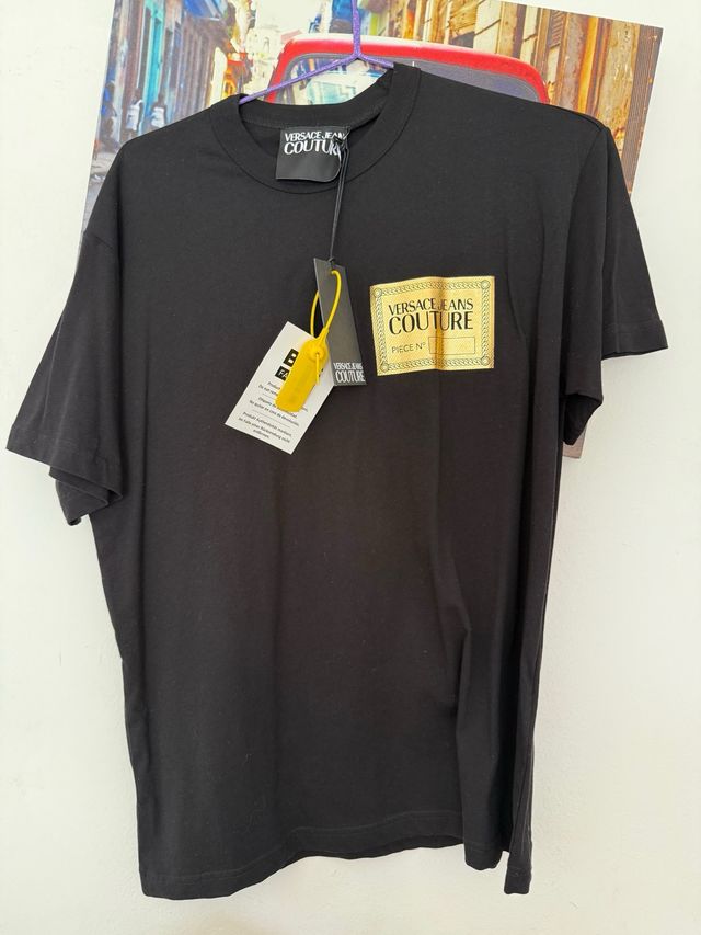 Camiseta Versace Jeans Couture Negra M/L