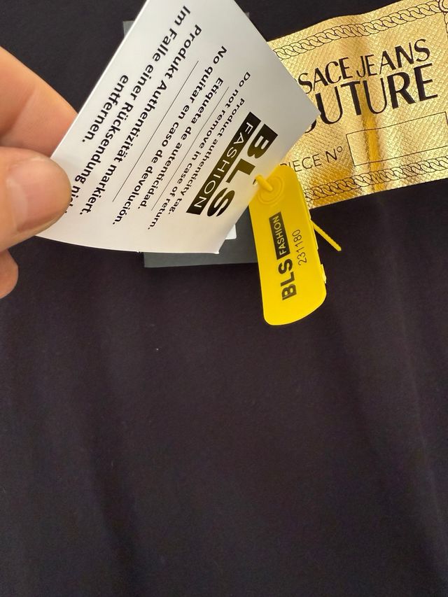 Camiseta Versace Jeans Couture Negra M/L