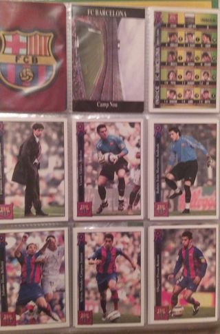 Cromos FC Barcelona edición Mundicromo 2005