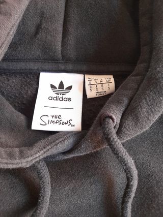 Sudadera Adidas Negra colaboración con los Simpson