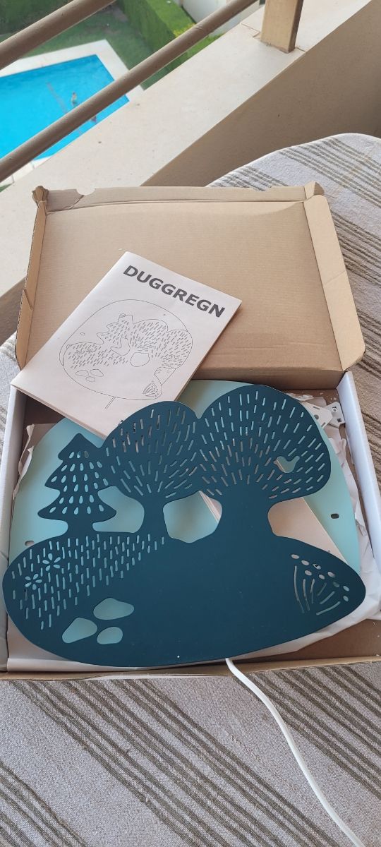 Lámpara de pared decorativa bosque