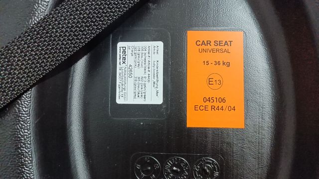 Alzador coche sin respaldo Junior azul/blanco