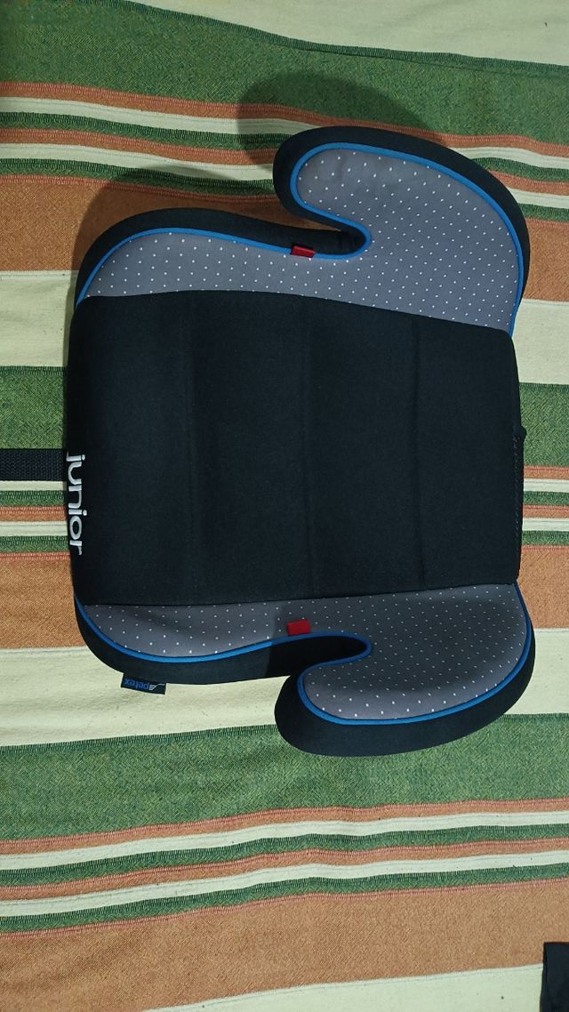 Alzador coche sin respaldo Junior azul/blanco