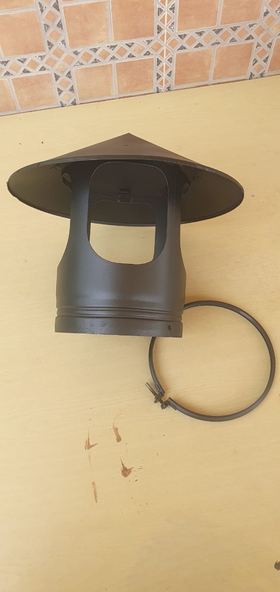 Sombrerete para chimenea de metal