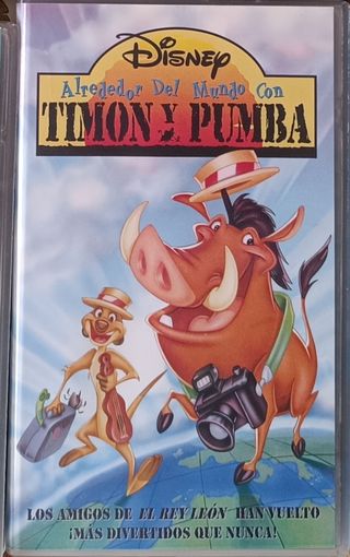Lote 5 Películas VHS Disney originales
