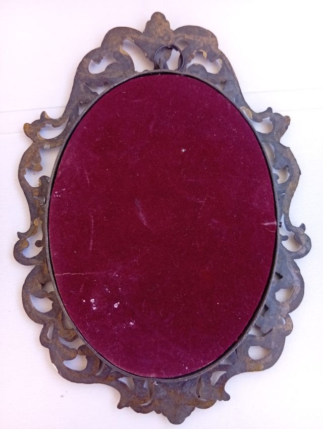 Cornici antiche in ottone con stampa