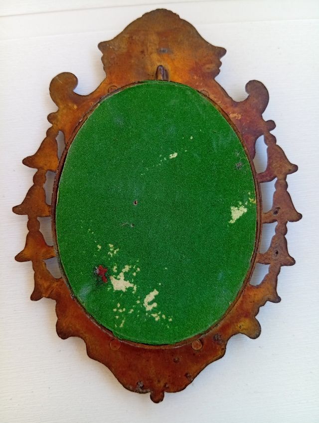 Cornici antiche in ottone con stampa