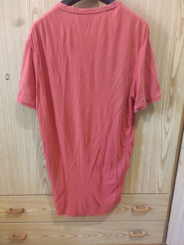 Maglia rossa Lucky Men con stampa TG M/L