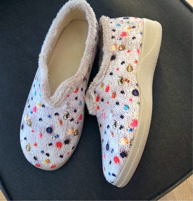Zapatillas de casa multicolor