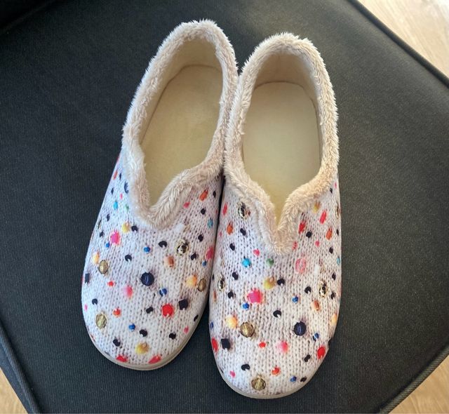 Zapatillas de casa multicolor