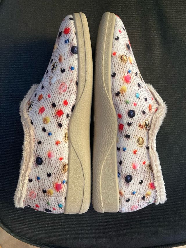 Zapatillas de casa multicolor