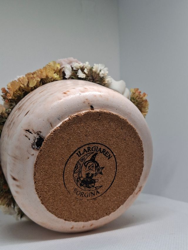 Vela Cera Soja y Cuenco Resina Ecológica