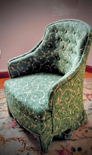 Conjunto de 2 butacas clásicas verdes