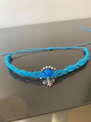 Choker macramè con ape