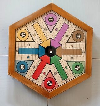 Juego Parchís Oca Hexagonal 6 Jugadores